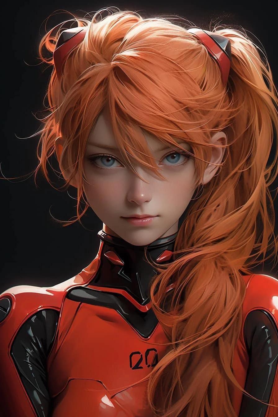 NSFW提示词生成的赛博朋克裸体肖像，展示优点与潜在畸形缺点