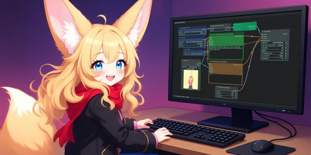 Stable Diffusion AI生成梵高风格月光僧侣图像过程