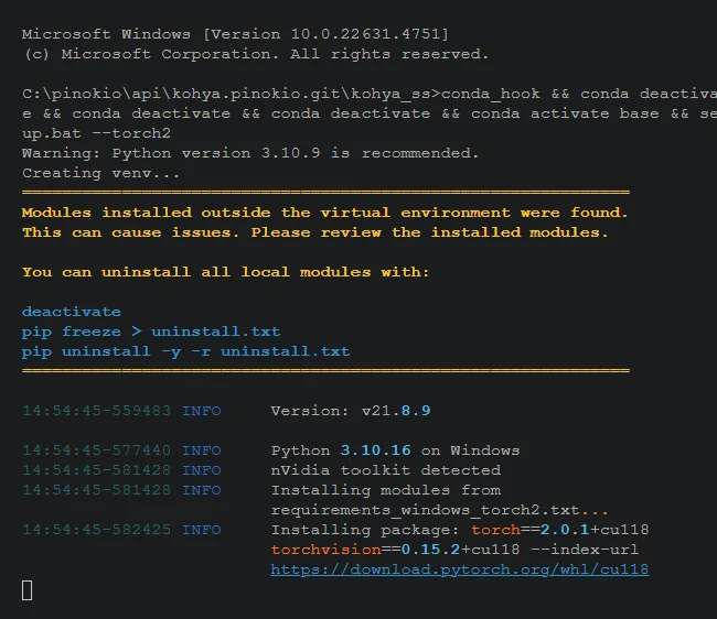 PyTorch安装步骤终端命令行界面